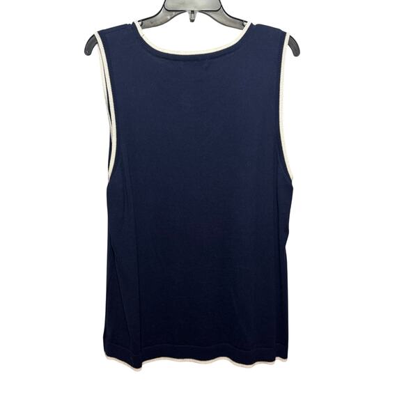 Kim Rogers Cardigan Sweater with matching tank top. Size XL - Picture 5 of 9